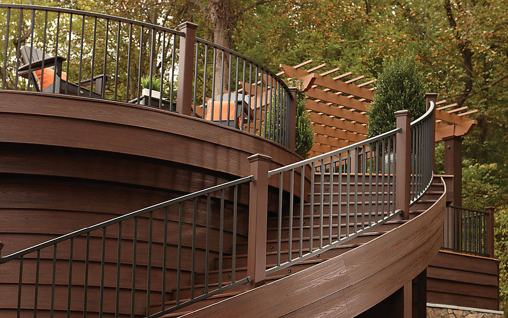 trex signature railing bronze havana