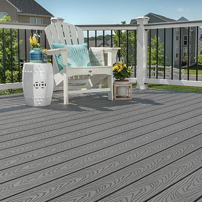 Pebble Grey Brushed, Composite Decking UK