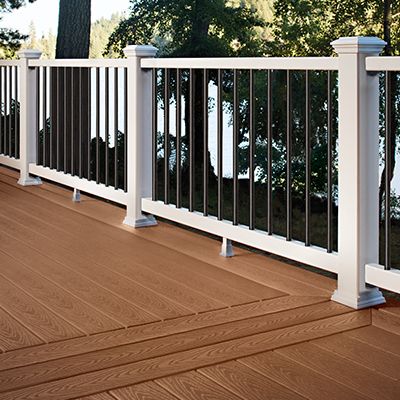 Shop Trex Select® Composite Decking in Saddle Select | Trex