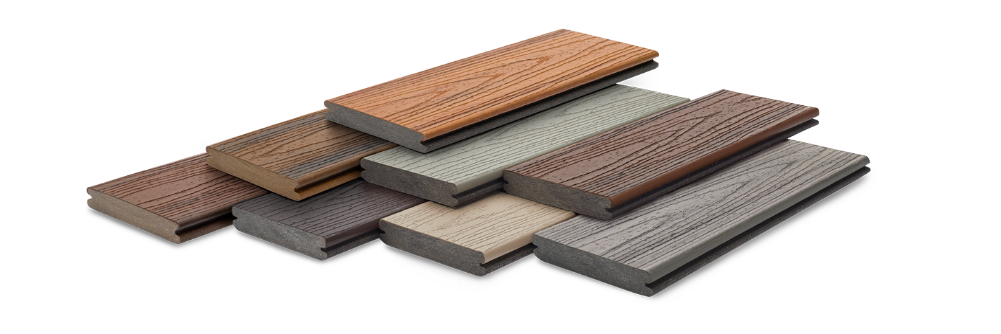 A Trex composite deck is worry free compared to wooden decks made from redwood, cedar, or pressure treated lumber.