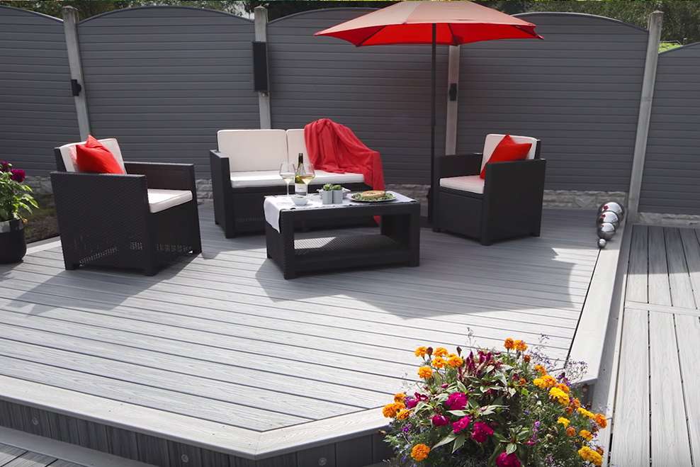 Composite decking is low maintenance