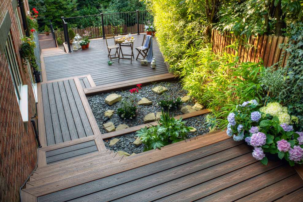 Design Trends Für Gartenterrassen Trex, Garden Design Ideas With Composite Decking