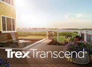 Vivez dans le luxe avec Trex Transcend, notre meilleure gamme de produits de terrasses et de rampes en matériau composite. 