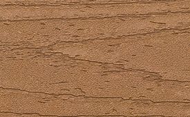 Trex Enhance deck board in Beach Dune