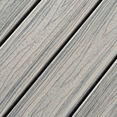 Close up view of Trex composite deck boards used at the HGTV Dream Home.