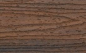 Trex Transcend deck board in Spiced Rum