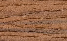 Trex Transcend deck board in Tiki Torch