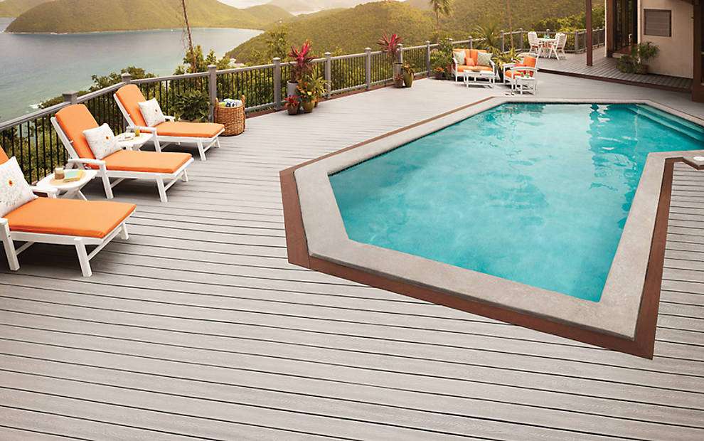Deck Ideas For Pools And Hot Tubs Trex 