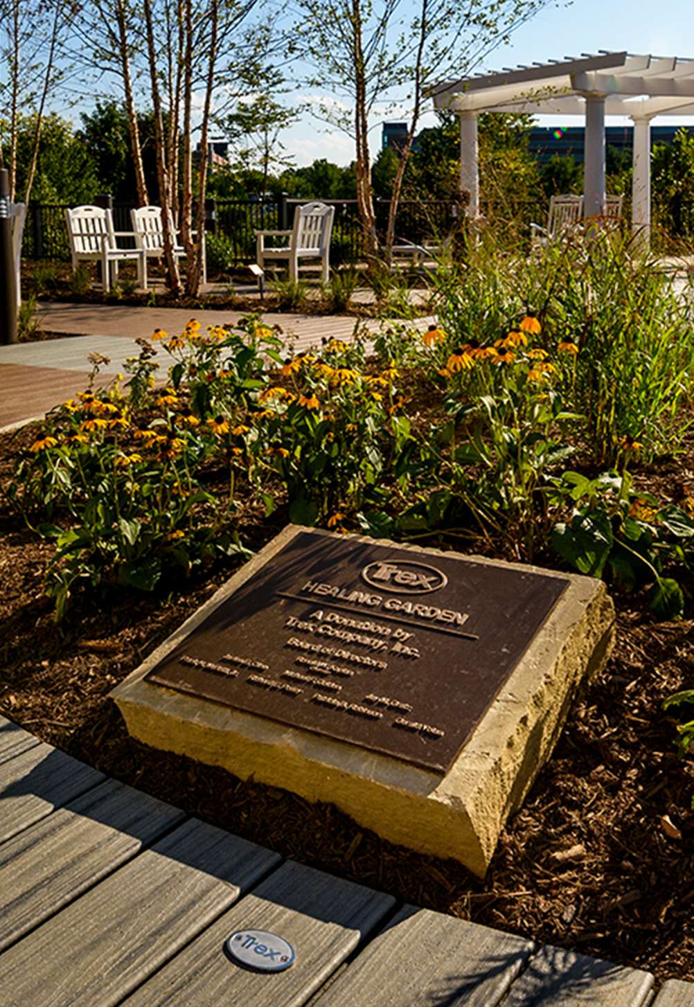 Trex Projects Winchester Medical Center's Healing Spaces Trex