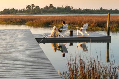 Dockside at Sunset in Wilmington, NC. Trex