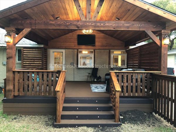 Trex Deck & Gabled Cover