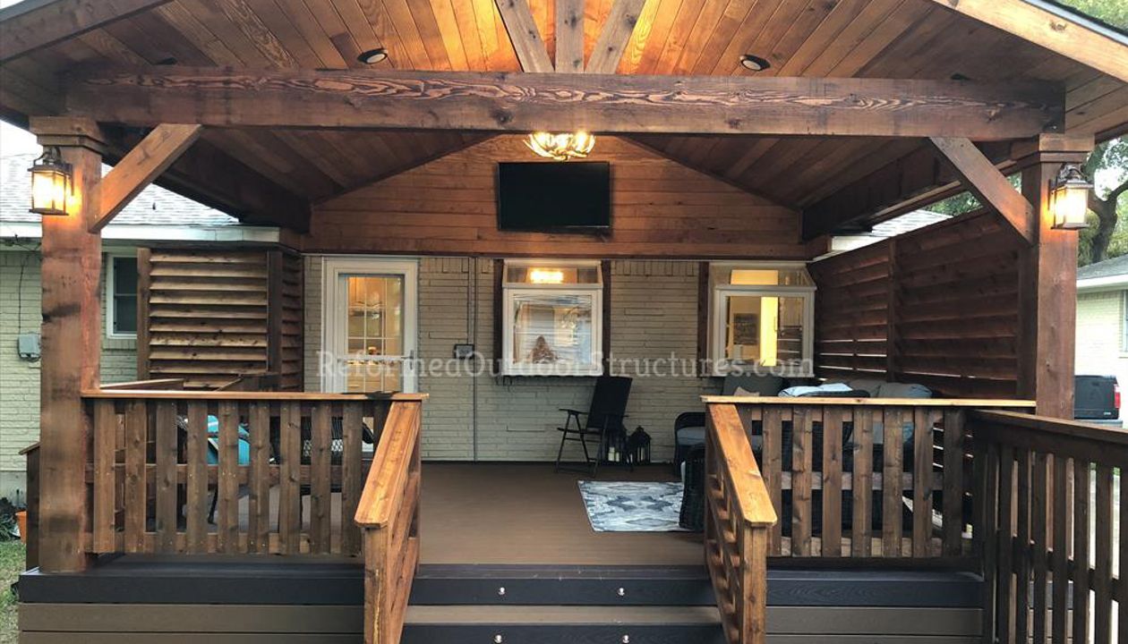 Trex Deck & Gabled Cover