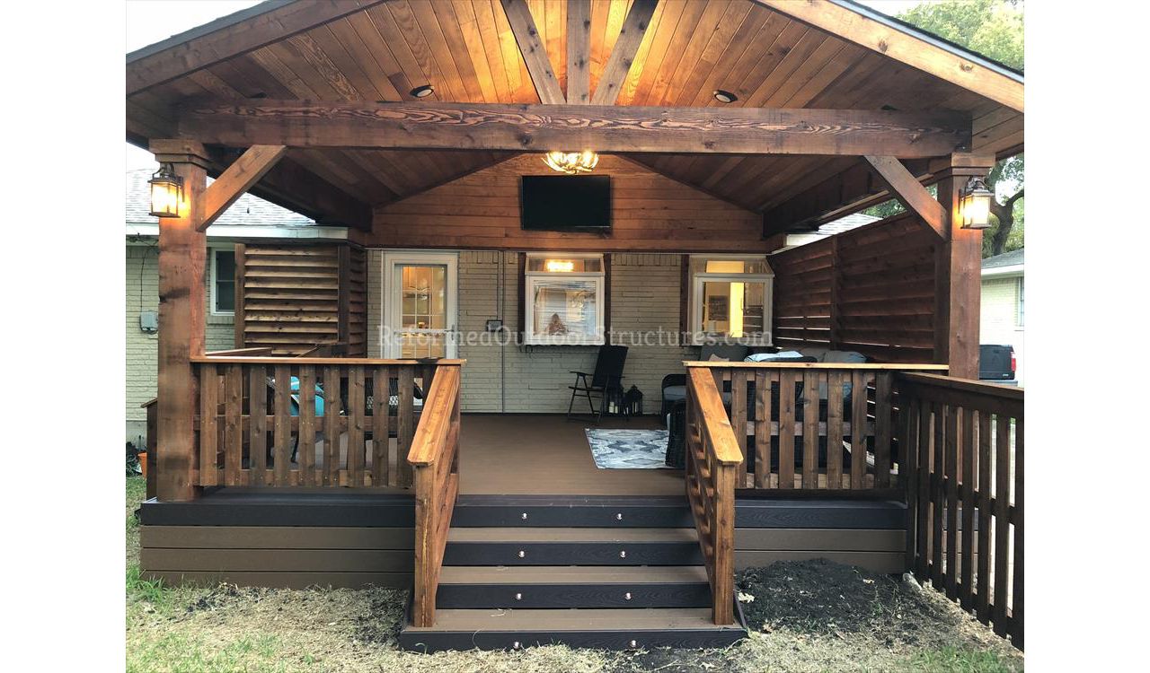 Trex Deck & Gabled Cover