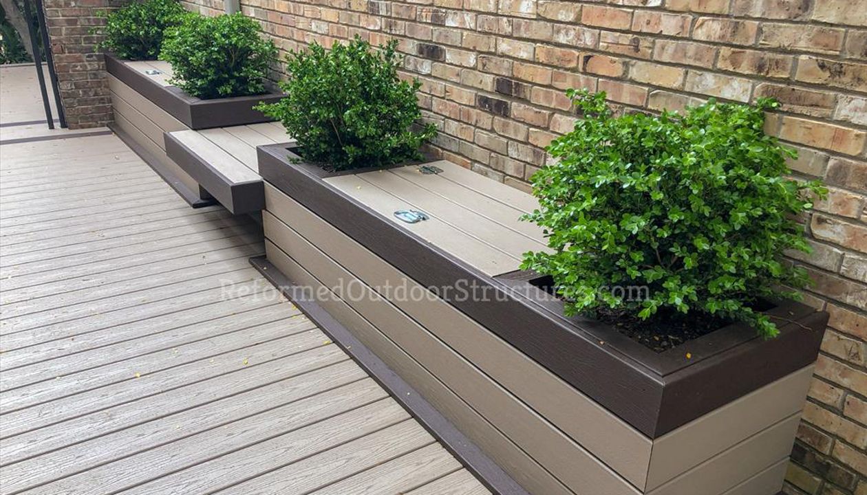 Trex Benches & Planter Boxes