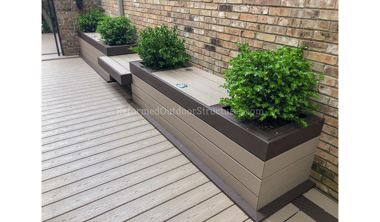Trex Benches & Planter Boxes