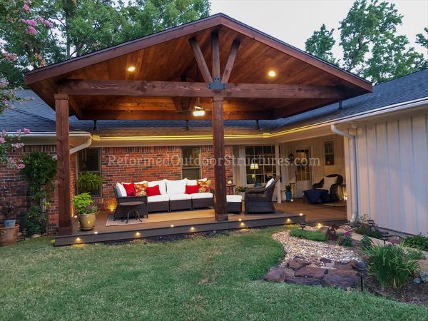 Trex Deck & Gabled Cover