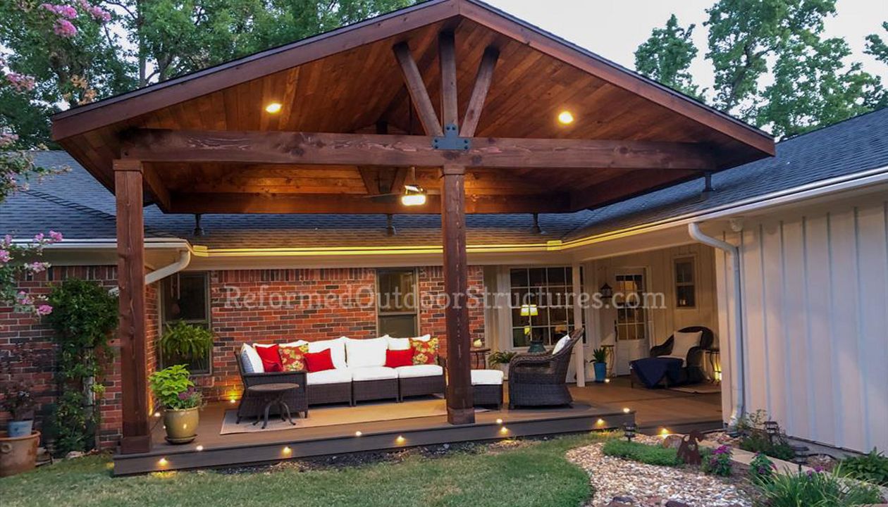 Trex Deck & Gabled Cover