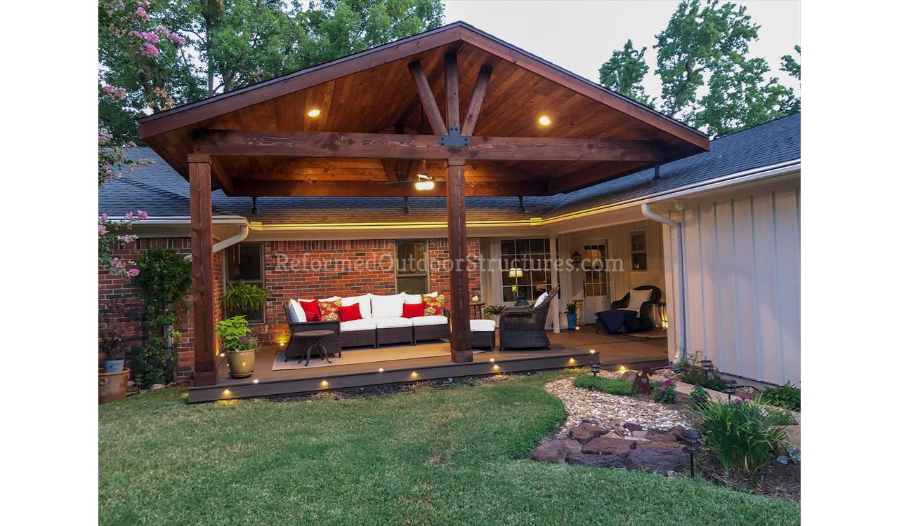 Trex Deck & Gabled Cover