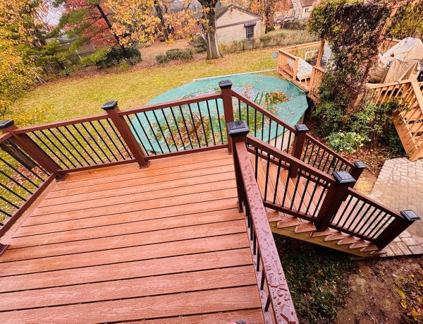 Trex Vintage Lantern Deck & Vintage Lantern Railings