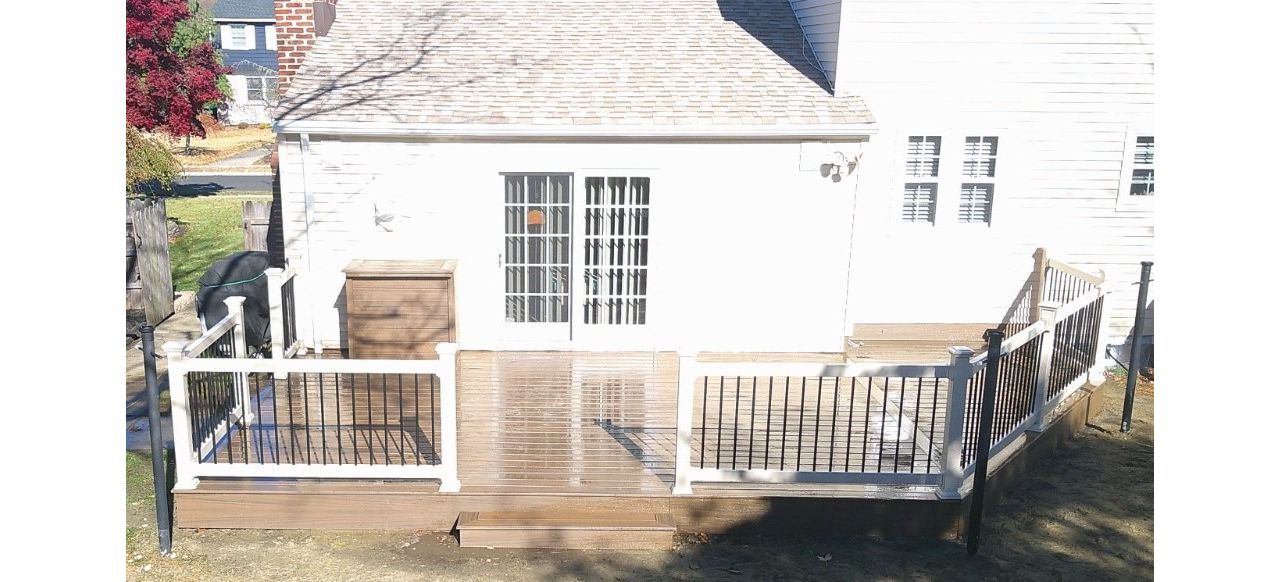 Trex Toasted Sand rebuild in Marlton, NJ.