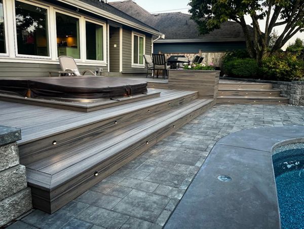 Rocky Harbour field, bordering, and risers. Lighting package.