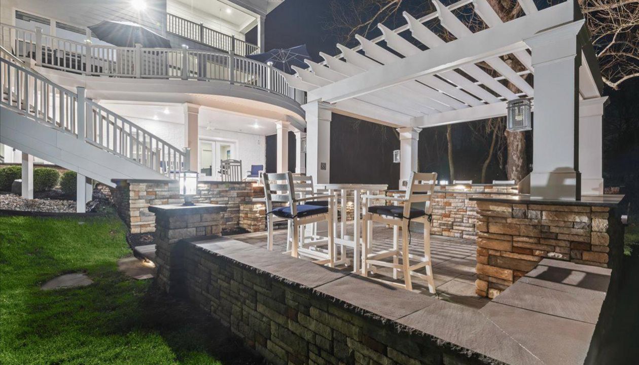 Many spaces to enjoy the outdoors in this elevated retreat Highland MD