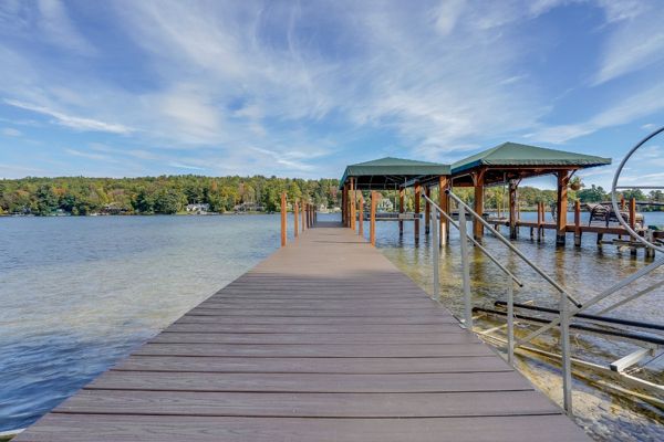 Splinter Free Professional Building Services Dock on Lake Winnipesauke