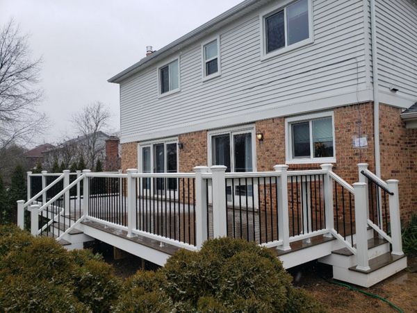 Trex Transcend rails on this Trex deck