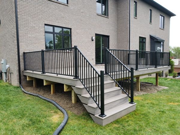 New Home with New Trex deck in New Baltimore MI