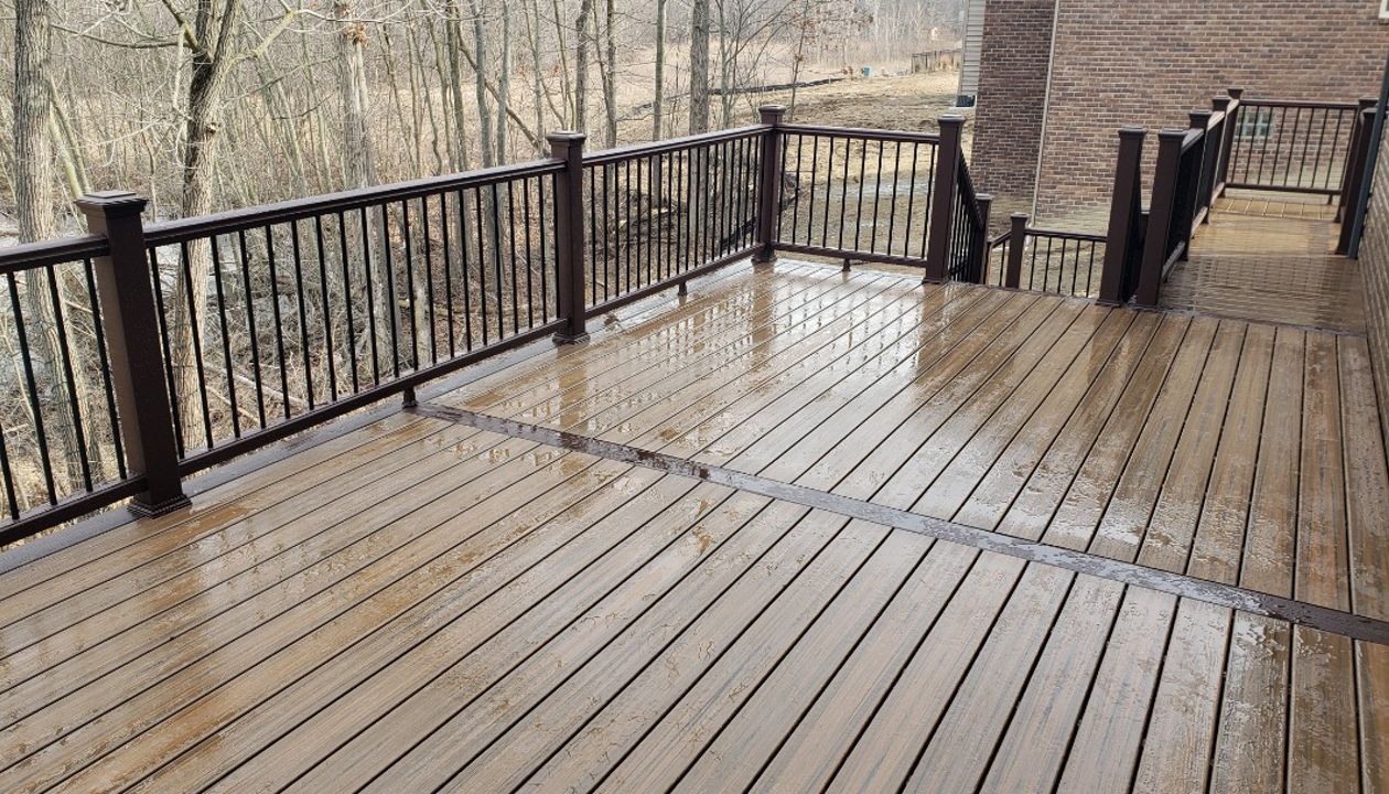 Trex Tiki torch and Spiced Rum with Transcend railings!!