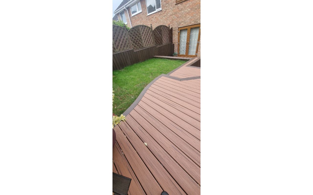 simple but affective curve on this deck to soften the border