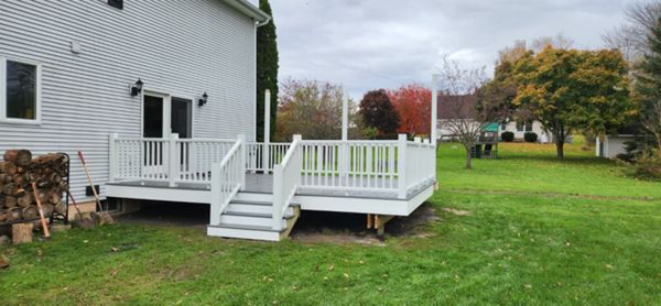 Morrisonville NY Deck