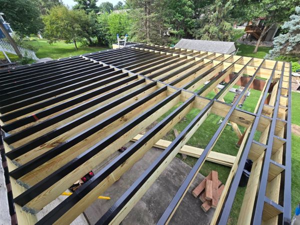 Joist taped frame for longevity