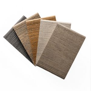 Beach-Inspired Sample Kit Image Featuring the Decking Colors: Honey Grove, Golden Hour, Millstone, Biscayne, and Salt Flat