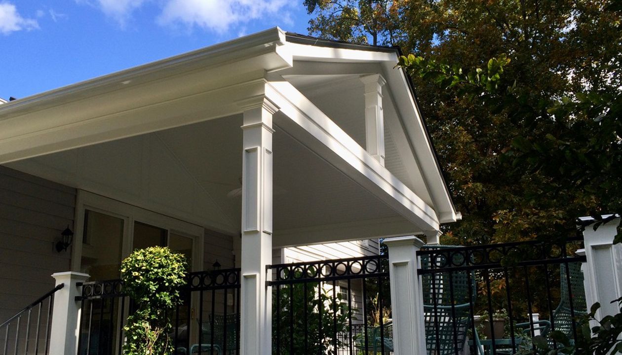 Trex Transcend Open Air Porch w/ Deck