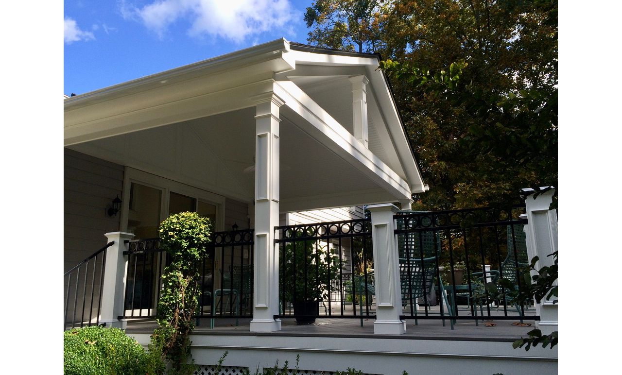 Trex Transcend Open Air Porch w/ Deck
