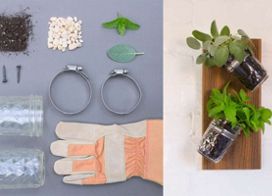 Upcycle Your Deck Sample into a Mini Herb Garden