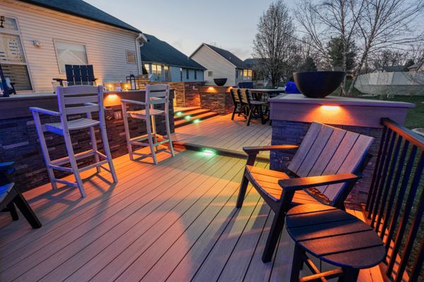 Trex Transcend Havana Gold decking