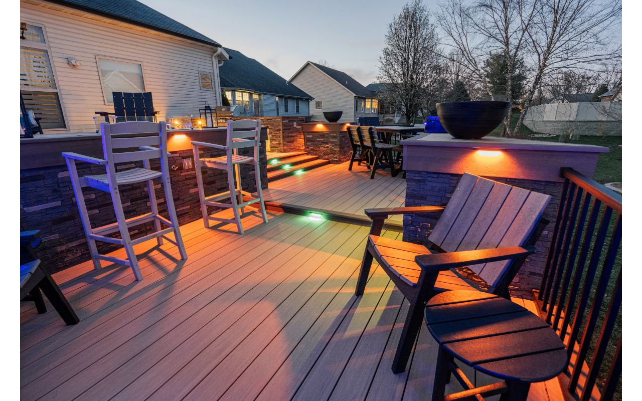 Trex Transcend Havana Gold decking
