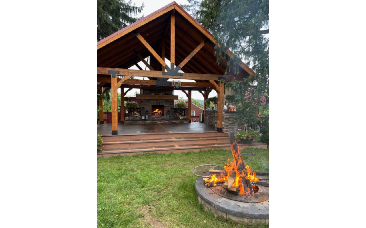 OUR OUTDOOR SHOW ROOM YOU ARE INVITED TO COME SEE TRUE CREATIVE CRAFTSMANSHIP & ATTENTION TO DETAIL