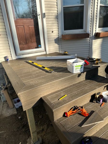 Front Porch Progress, Old Irving Park