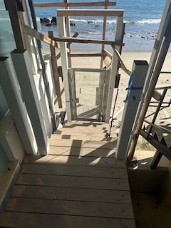 Trex staircase in progress