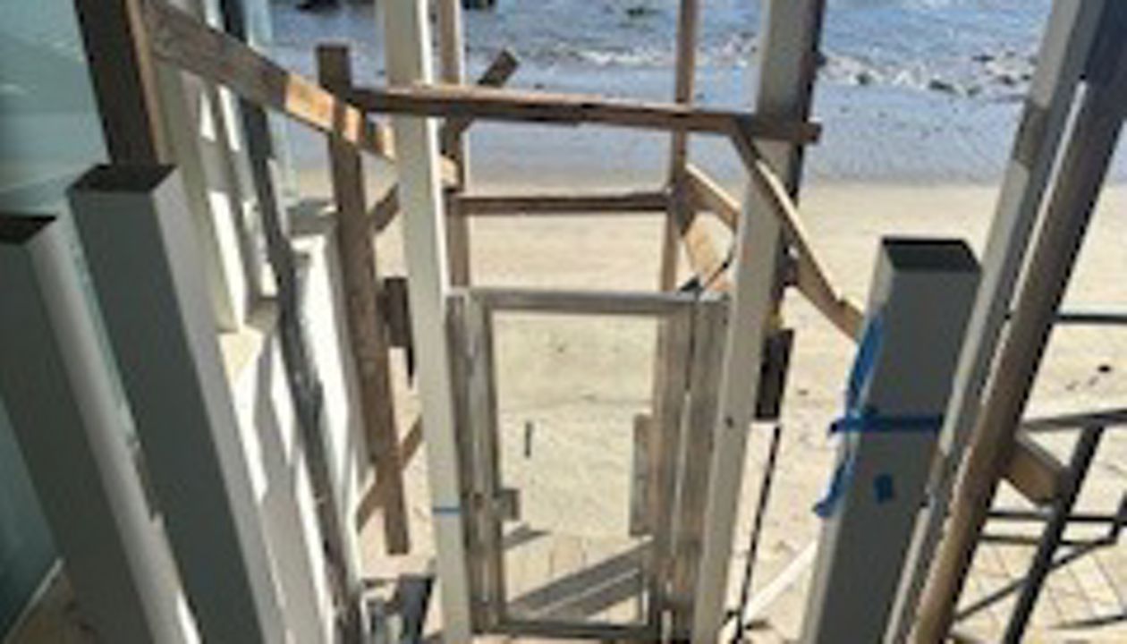 Trex staircase in progress