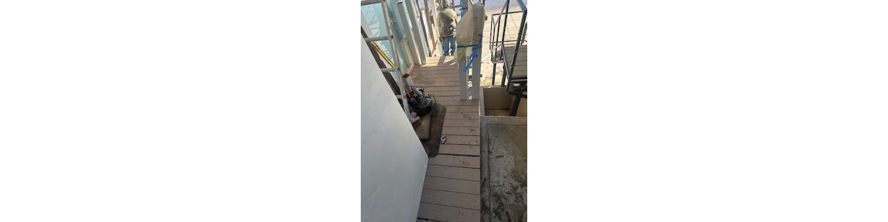 Trex staircase in progress