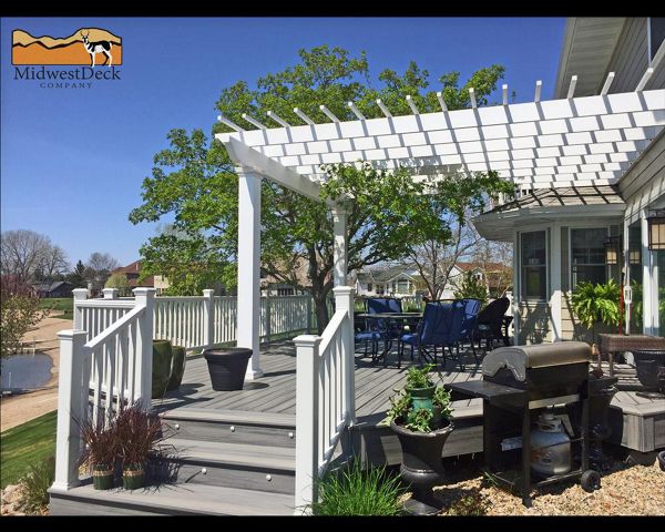 Custom Trex Transcend Island Mist deck, Mandan