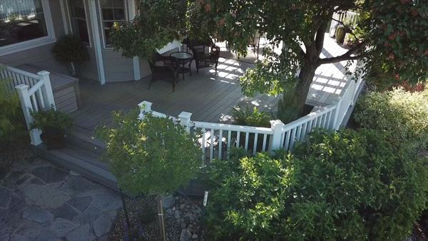 Trex Transcend Decking and Railing Mandes, ND.