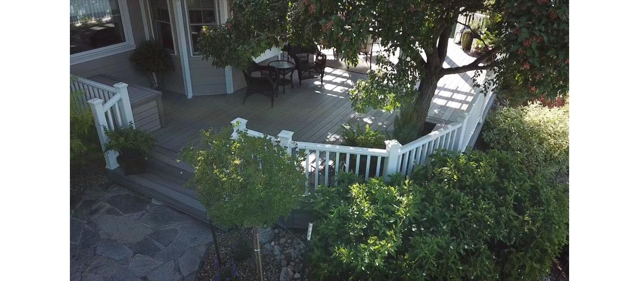 Trex Transcend Decking and Railing Mandes, ND.