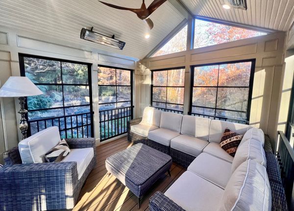 Free Standing Trex Three Season Room