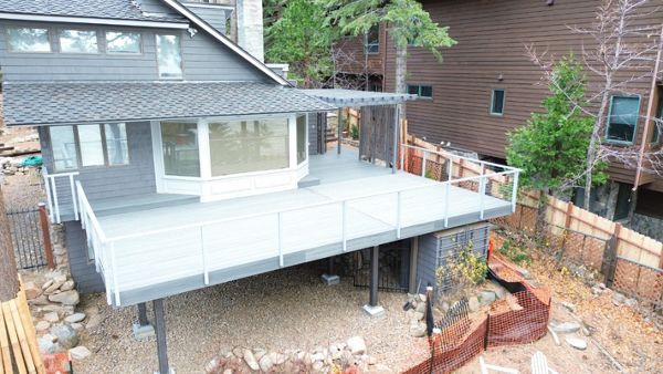 Glenbrook lake house deck