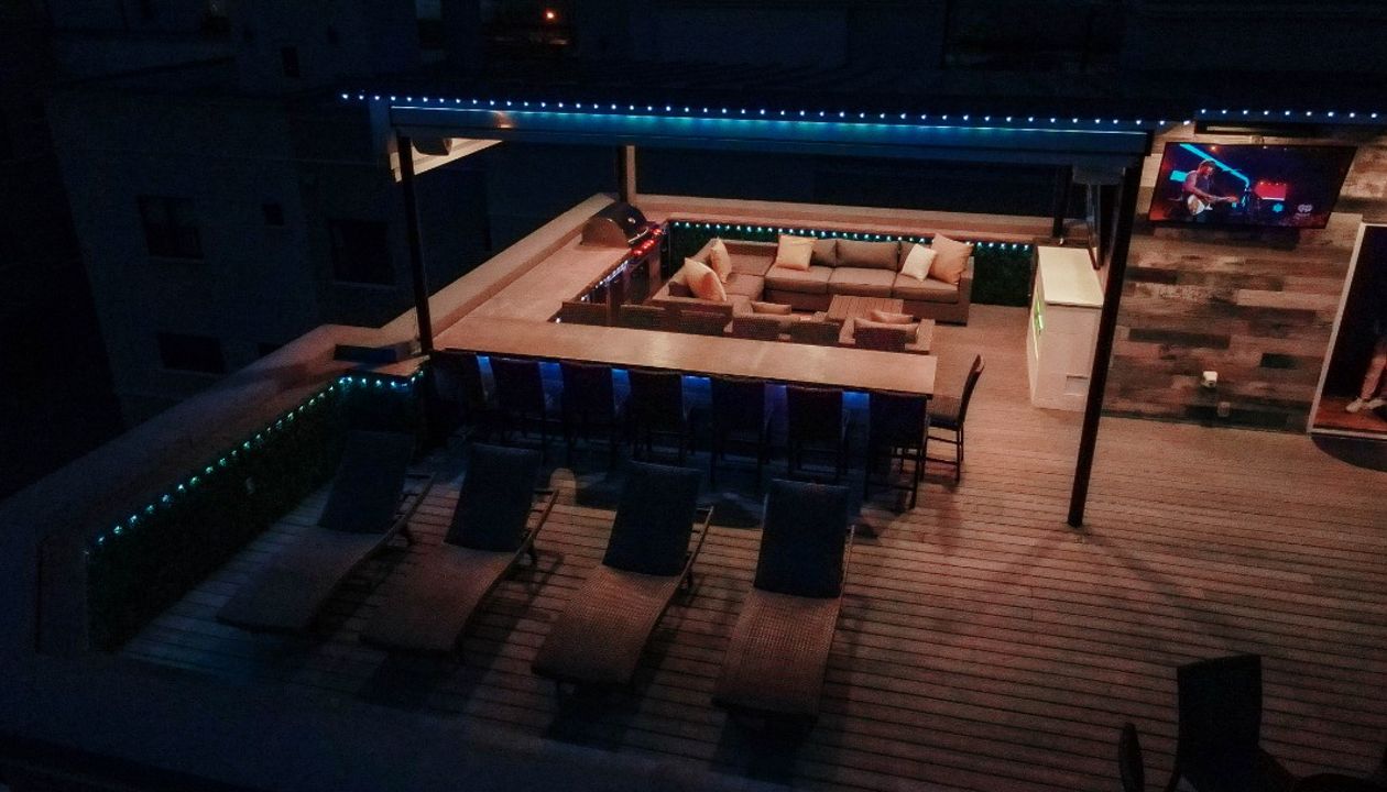 Trex Decking on rooftop